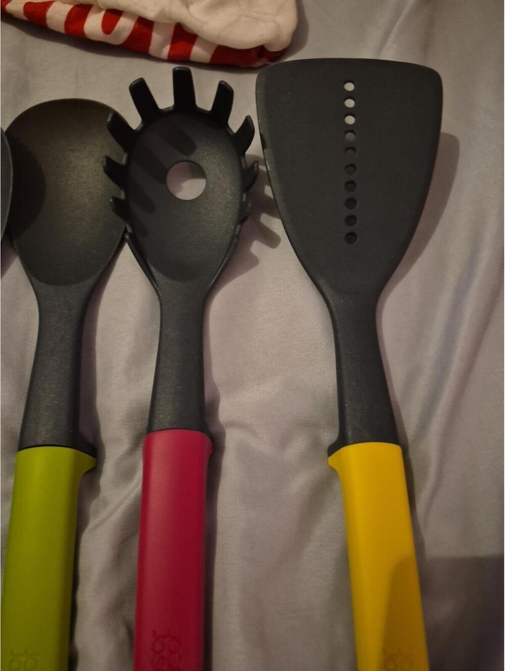 Lot 4 Joseph Joseph ELEVATE KITCHEN UTENSILS Silicone Spatula Turner Slotted - Picture 4 of 6